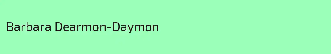 Barbara Dearmon-Daymon